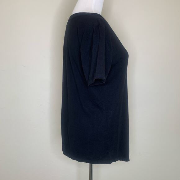 Baldwin V Neck Black T Shirt Sz Small - Picture 4 of 8